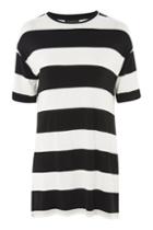 Topshop Stripe Block Boyfriend T-shirt