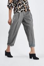 Topshop Self Stripe Mensy Trouser By Boutique