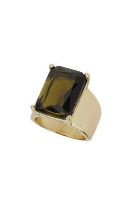 Topshop Square Glass Ring