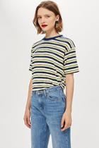 Topshop Multicolour Stripe Boxy T-shirt