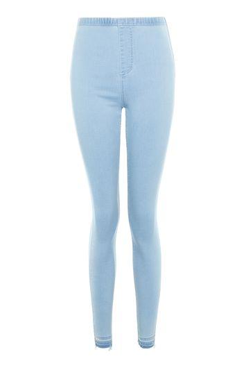 Topshop Let Down Hem Denim Legging