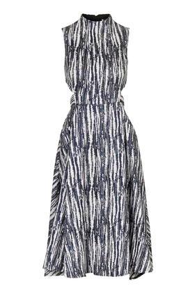 Topshop Prom Style Jacquard Midi Dress