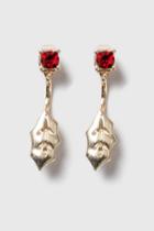 Topshop Christmas 'happy Holly Days' Earrings