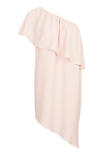 Topshop One Shoulder Shift Dress