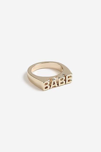 Topshop *babe Ring