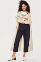 Topshop Window Check Tapered Pants