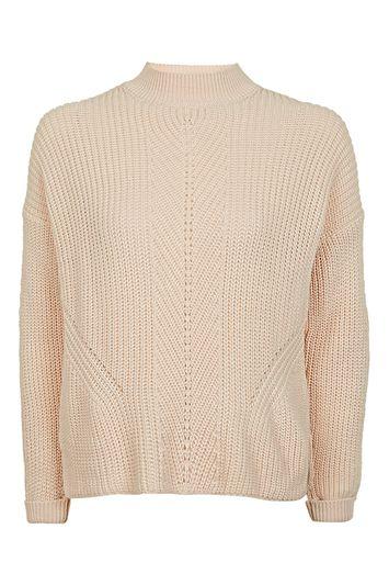 Topshop Travelling Ribbed Boxy Jumper