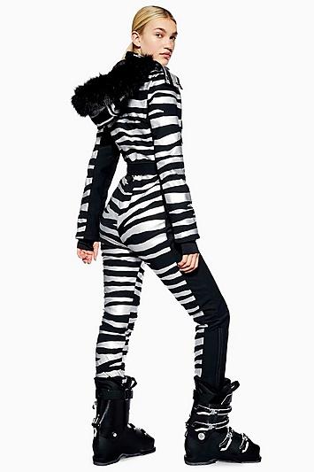 Topshop *zebra Snow Suit By Topshop Sno
