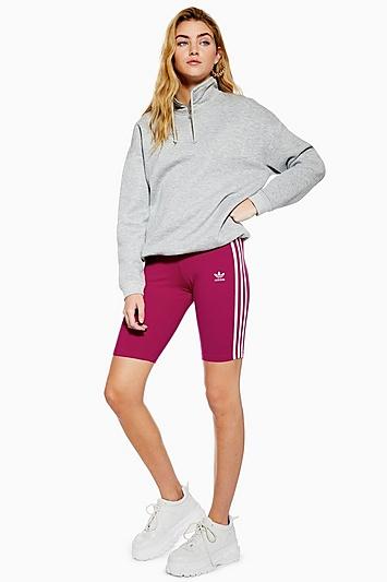 Red Cycling Shorts By Adidas