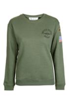 Topshop Tall Airforce Sweatshirt By Tee & Cake