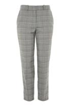 Topshop Petite Checked Tapered Trousers