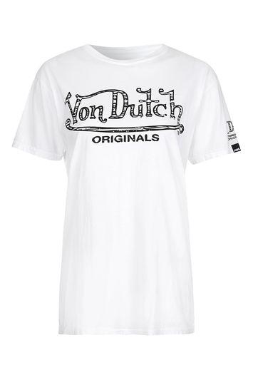 Topshop Logo T-shirt By Von Dutch