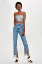 Topshop Carnival Dazzle Straight Leg Jeans