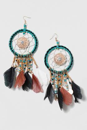 Topshop Dream Catcher Earrings
