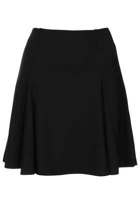 Topshop Black Godet Flippy Skirt