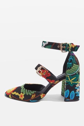 Topshop Gene Multi Buckle Shoes