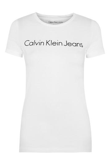Topshop Logo T-shirt By Calvin Klein