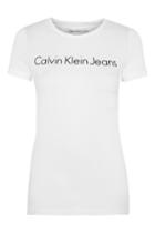 Topshop Logo T-shirt By Calvin Klein