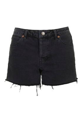 Topshop Tall Moto Raw Hem Ashley Short