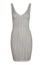 Topshop Sequin Ribbed Tunic