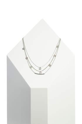Topshop Coin And Tube Multirow Necklace