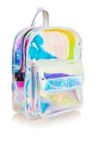 Topshop *clear Holographic Backpack By Skinnydip
