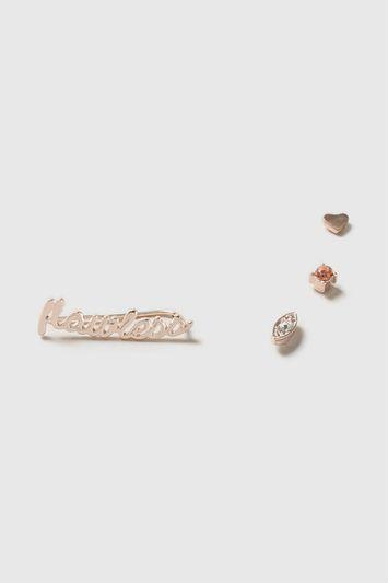 Topshop Flawless Earrings Climber Pack