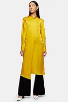 *yellow Silk Knot Dress By Topshop Boutique