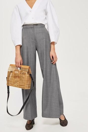 Topshop Wooden Grab Tote Bag