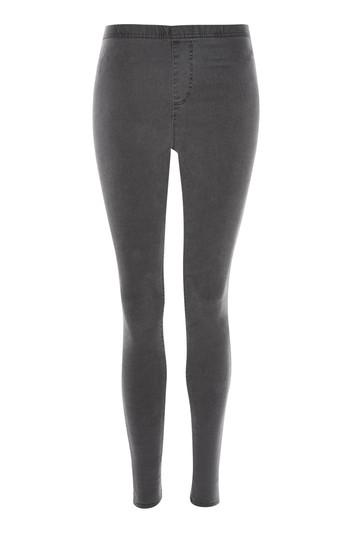 Topshop Contrast Stitch Denim Jeggings