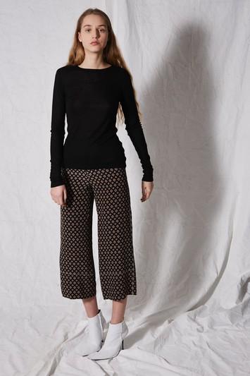 Topshop *rib Long Sleeve T-shirt By Boutique