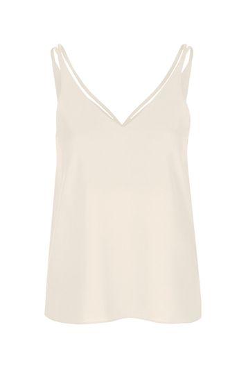 Topshop Tall Double Strap V Cami
