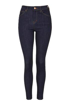 Topshop Moto Pinstripe Jamie Jeans
