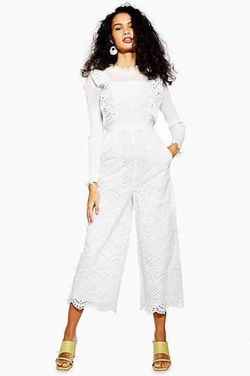 Topshop Broderie Jumpsuit