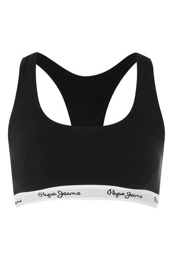 Topshop Logo Bralet By Pepe Jeans