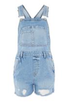 Topshop Moto Boyfriend Short Dungarees