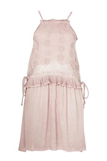 Topshop Petite Washed Cutwork Sun Dress