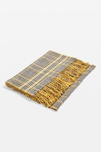 Topshop Double Face Check Scarf
