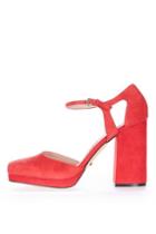 Topshop Susie Square Toe Platforms