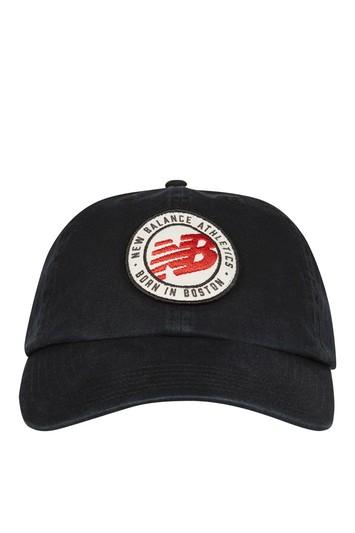 Topshop Badge Washed Curve Cap By New Balance