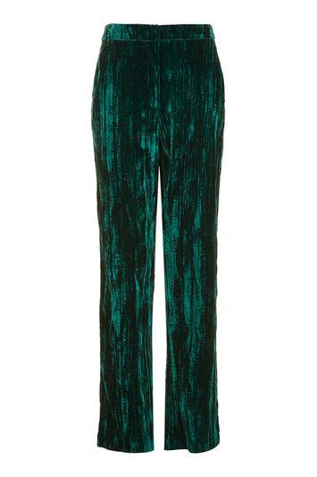 Topshop Velvet Crushed Trouser