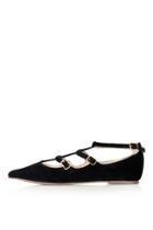Topshop Freya Three Strap Pointed Shoes