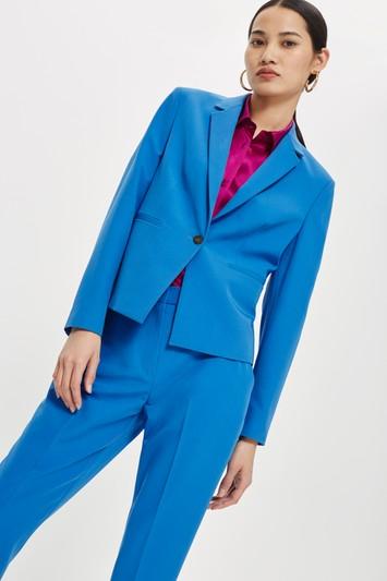Topshop Strong Shoulder Suit Jacket