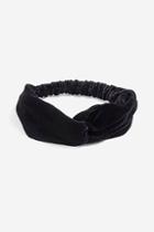 Topshop *black Velvet Headband