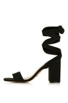 Topshop Rapping Ankle-tie Sandals