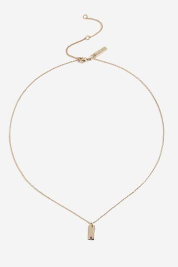 Topshop February Birthstone Ditsy Necklace