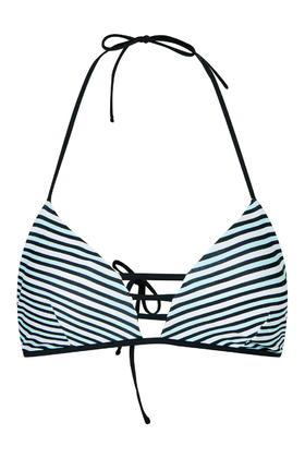 Topshop Stripe Strappy Bikini Top