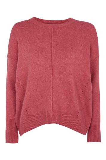 Topshop Pointelle Crew Neck Jumper