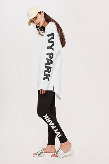 Topshop Logo Long Sleeve T-shirt By Ivy Park