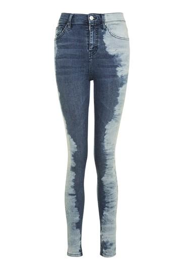 Topshop Moto Tie Dye Jamie Jeans